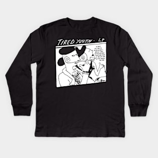 Tired Youth v2 Kids Long Sleeve T-Shirt